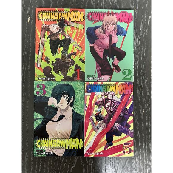 Chainsaw Man Manga Vol 1-3 & 5 (1 2 3 5) English Viz Fujimoto - EUC - Picture 2 of 13